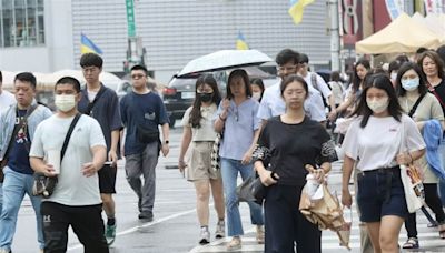 下半天降雨逐漸增加 氣象署：5/1降溫溫差近10度