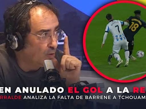 ¿Era falta de Barrenetxea a Tchouameni en el gol de Kubo? Iturralde González analiza la polémica del Real Sociedad-Real Madrid