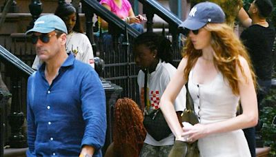 Jon Hamm and wife Anna Osceola step out together in NYC