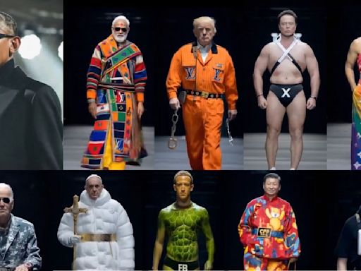 AI fashion show: PM Modi, Joe Biden, Elon Musk, Donald Trump, Vladimir Putin walk the fake fashion show ramp