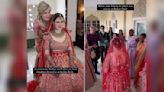 Los Angeles bride surprises family with breathtaking Indian wedding dress in viral video