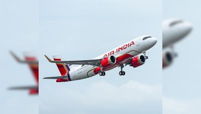 "Welcome Home": Air Indias 1st Narrow-Body Jet In New Livery Lands In Delhi