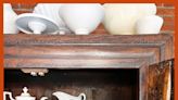How I Retrofitted an Antique Cabinet to Be the Ultimate Tableware Storage