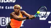 Tennis and TV star Coco Gauff overcomes some drama to win opening match at Miami Open