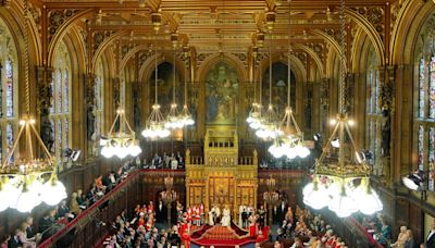 Trumpets, tiaras and tradition on display as King Charles III presides over opening of Parliament