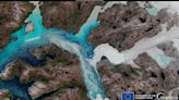 Satellite images capture intense melting from Greenland ice sheet after extreme heat