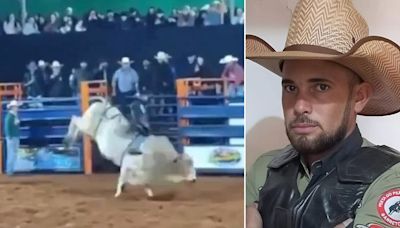 Bull rider died after being hurled off bull and trampled to the ground