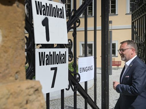 Gains but no triumph for a far-right German party in local elections in an eastern state