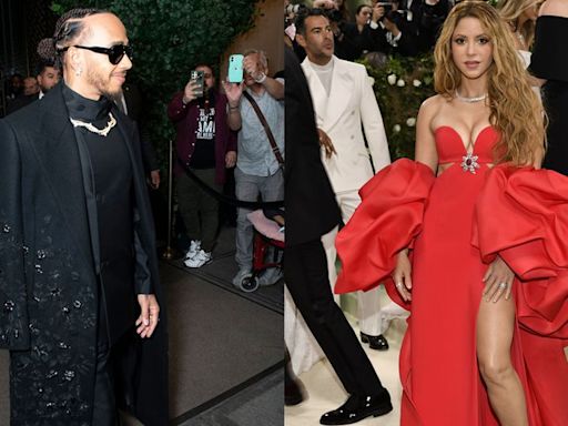 Lewis Hamilton y Shakira se reencuentran en la Met Gala tras su supuesta relación