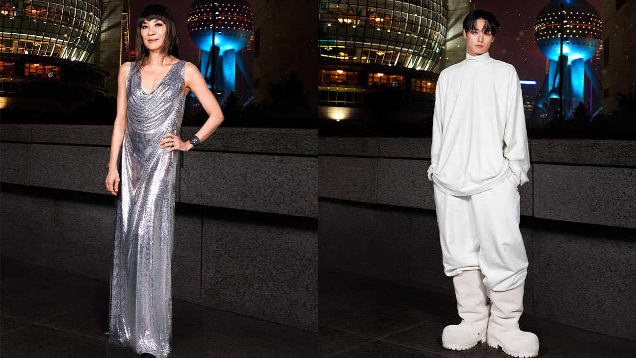 Michelle Yeoh and Juyeon Hit Shanghai for Balenciaga’s Rain-Soaked Spring 2025 Show