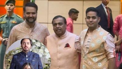 ...Poses With Aakash Ambani, Anand Piramal; Shloka Mehta Meets Guests At Anant-Radhika's Mameru Ceremony | Watch - News18...