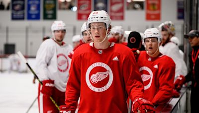 Red Wings reassign Nate Danielson to Grand Rapids during playoff run