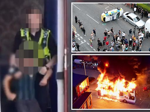 Young boy hauled from home in footage of moment 'which sparked Leeds riot’