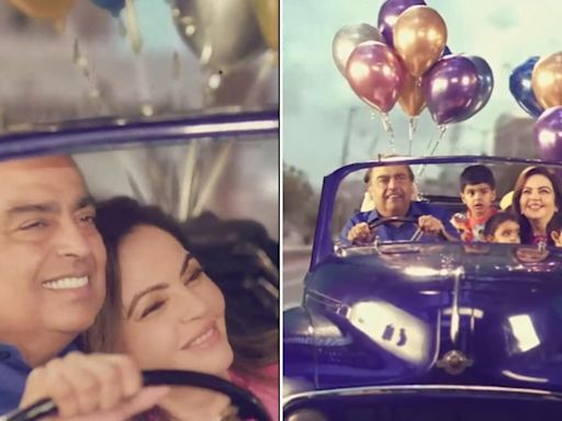 Grandparents Mukesh Ambani, Nita Ambani’s cute video with grandkids Prithvi, Aadiya, Krishna, Veda has people’s hearts