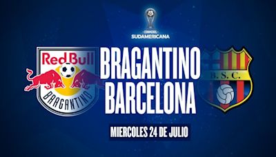 RB Bragantino vs Barcelona, por la Conmebol Sudamericana: día, hora, cómo verlo por TV