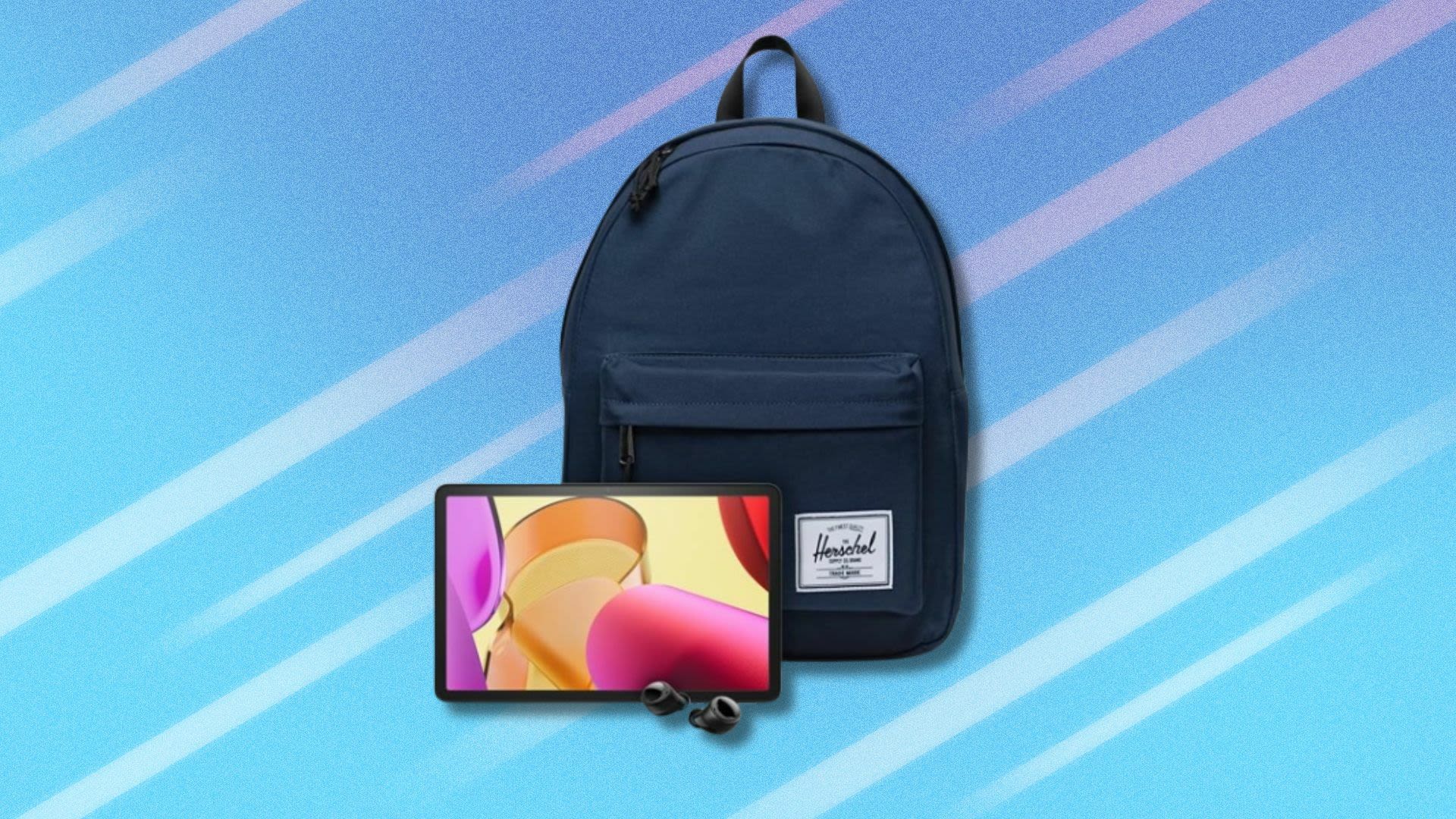 Save 43% on the ultimate back-to-school-bundle with the Amazon Fire Max 11 tablet, a Herschel backpack, and the Echo Buds