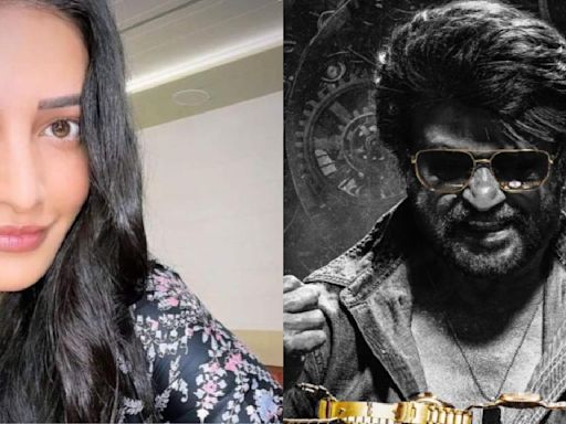 Shruti Haasan confirms being part of Rajinikanth’s Coolie by sharing PIC, deletes it later