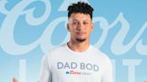 Chiefs' Mahomes Shows Off 'Dad Bod' For Charity