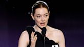 Emma Stone Jokes She's 'Learning Not to Care' About Reviews While Winning 2024 Critics Choice Award