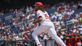 Rookie James Wood's 3-run homer gives the Nationals a 5-2 win and a 3-game sweep of the Reds