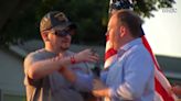 New York republican candidate attacked on stage by man with ‘bladed’ knuckleduster