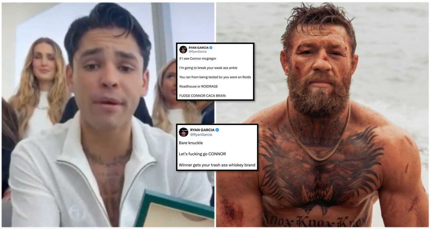 Ryan Garcia has responded to Conor McGregor's brutal deleted tweet - he's not backing down