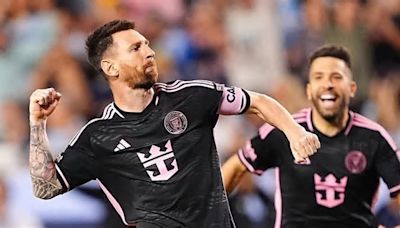 Con una actuación clave de Lionel Messi, Inter Miami venció 3-2 a Kansas City y es el líder de la Conferencia Este en la MLS