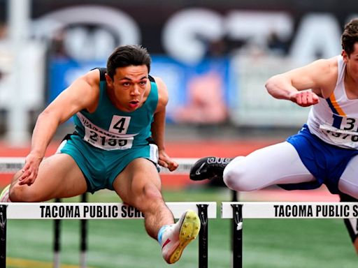 ‘I knew I was at least second’ — photo finish highlights 3A state hurdles final