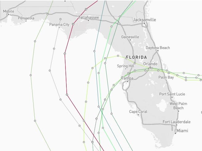See latest spaghetti models on where Invest 97L could go, impact on Naples, Florida