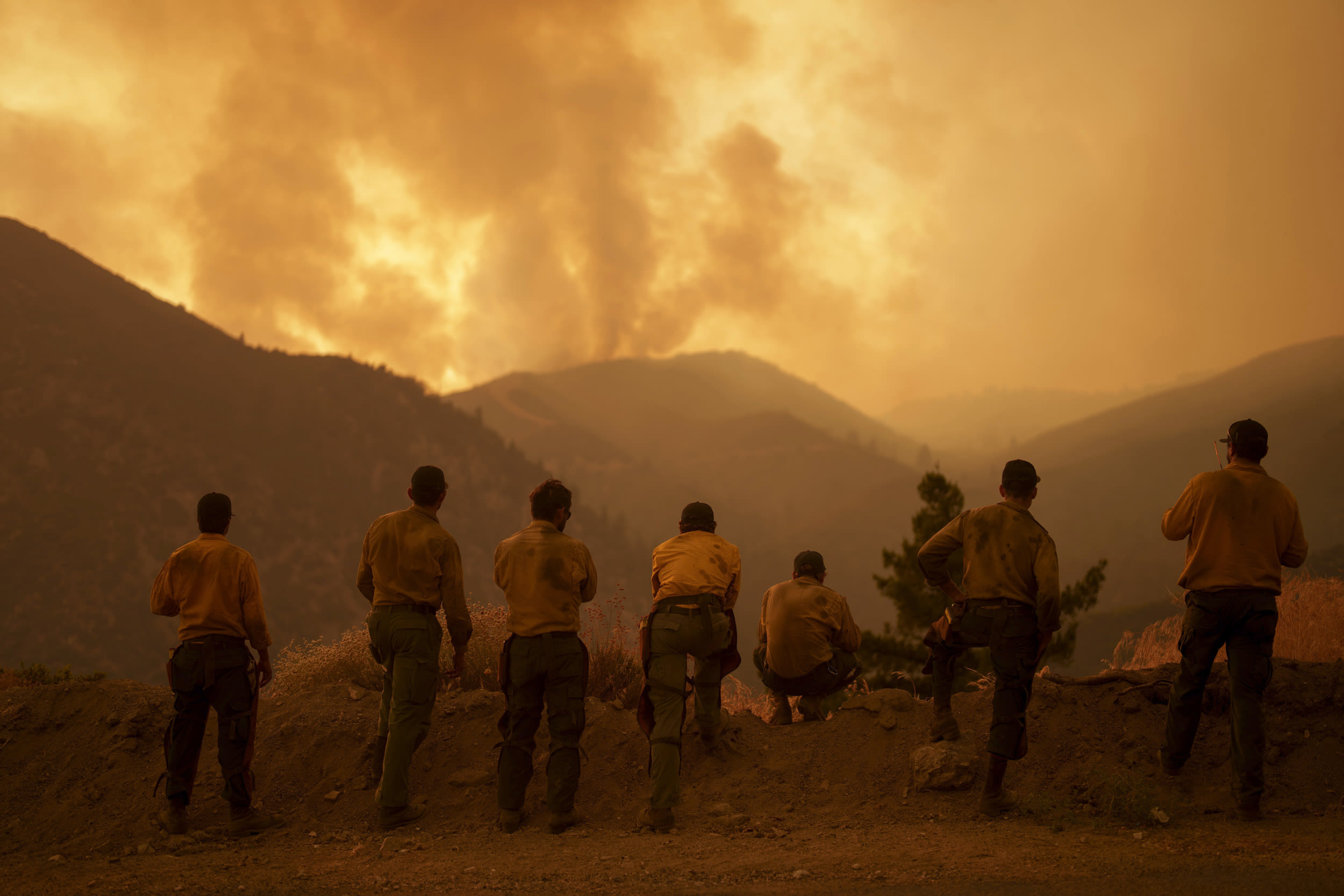 California Line Fire update: man arrested for allegedly starting blaze