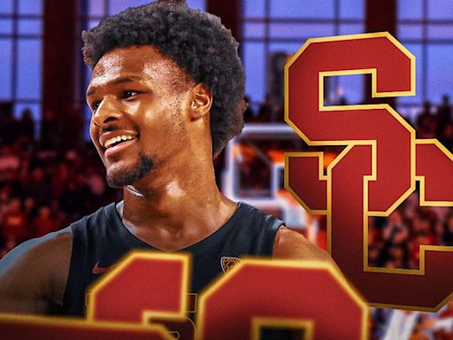 USC basketball makes classy gesture to celebrate Bronny James' milestone