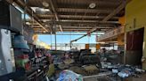 Video captures inside of North Texas gas station as it’s torn apart by tornado