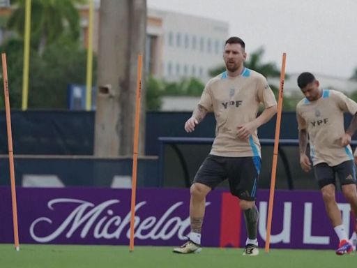 Messi back in training ahead of Copa América QF