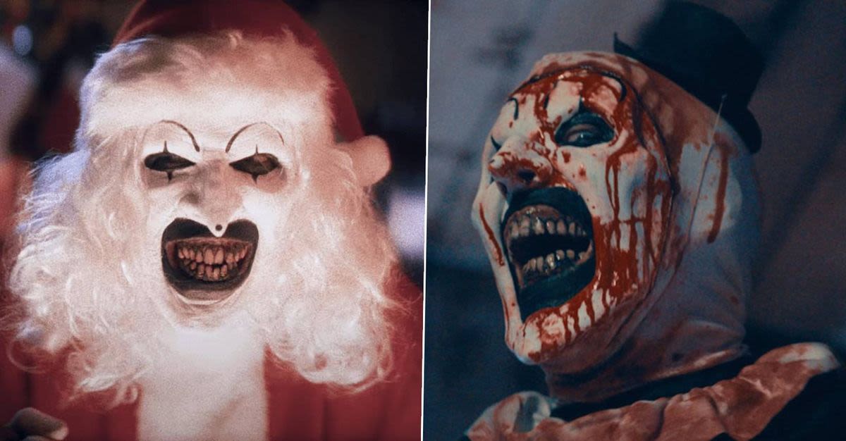 New chilling look at upcoming horror movie Terrifier 3 features Art the Clown back in his regular outfit and a new release date