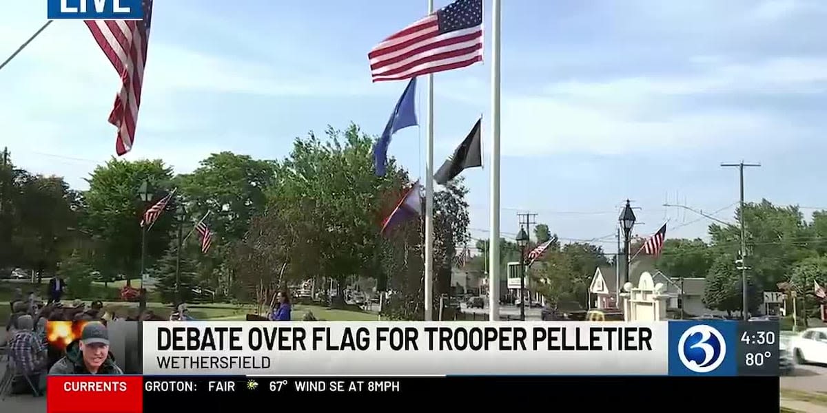 Wethersfield council members debate over flag to honor TFC Pelletier
