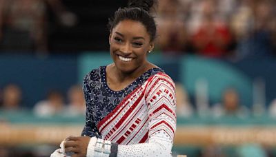 Simone Biles' Niece Wears Mini Versions of Her Leotards as She Cheers 'Loud and Proud' for Her Aunt in Paris