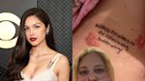 Olivia Rodrigo hilariously responds to fan’s viral tattoo typo of lyrics