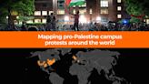 Mapping pro-Palestine campus protests around the world