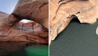 World-Famous Sandstone ‘Double Arch’ Collapses In Glen Canyon National Recreation Area