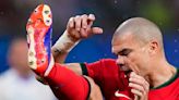 Portugal defender Pepe becomes oldest player to play at a European Championship