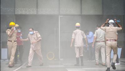 Fire breaks out at Noida’s Logix Mall, 50 people evacuated, none hurt