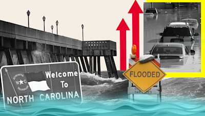 North Carolina Map Shows How State Could Go Underwater From Sea Level Rise