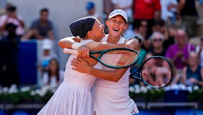 Russian tennis players Mirra Andreeva and Diana Shnaider give AIN a shot at gold in women s doubles