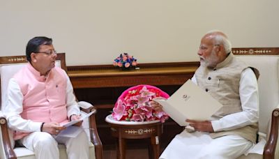 Uttarakhand CM meets PM Modi, seeks support on hydro, infrastructure projects