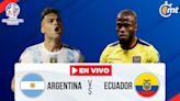 Argentina vs Ecuador; a qué hora y dónde ver Cuartos Copa América 2024