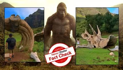 Fact Check: ‘Giant Bones of Hawaii’ are props made for 2017 film Kong: Skull Island