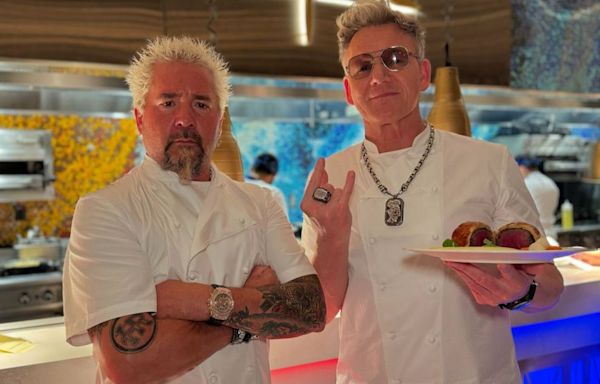 Guy Fieri and Gordon Ramsay Have 'Freaky Friday' Moment and Trade Looks at Hell's Kitchen