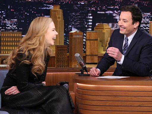 Jimmy Fallon Says Nicole Kidman 'Totally Blindsided' Him by Bringing Up Their Dating History
