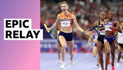 Paris 2024 Olympics video: Team GB win mixed 4x400m relay bronze as Femke Bol leads Netherlands to gold