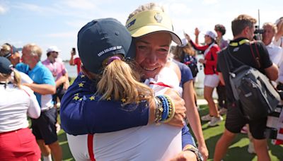 Emotional Solheim Cup exemplified by singing, dancing and some tears